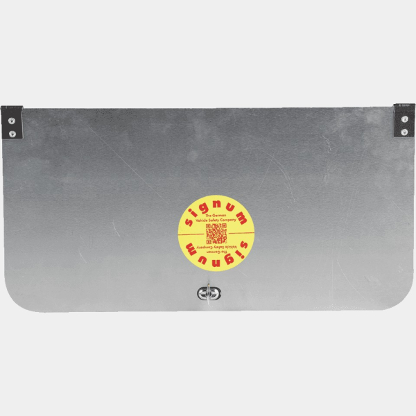 Schulbustafel Typ B, Klapptafel Aluminium